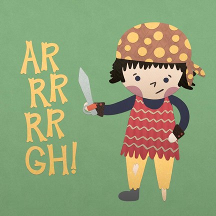 Framed Ahoy Matey IV Print