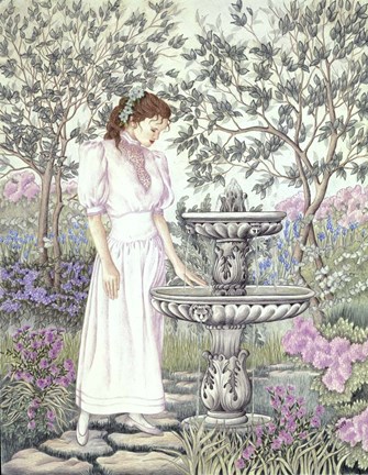 Framed Garden Path Print