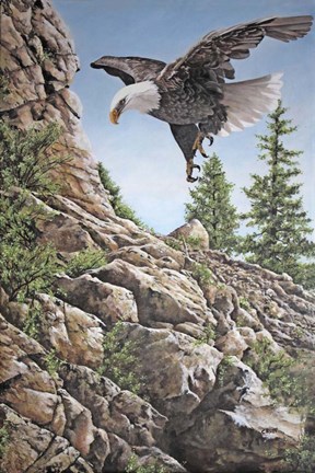 Framed Heading Home Print