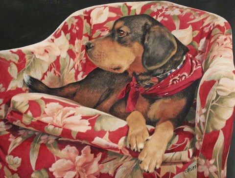 Framed Just Hanging Out Print