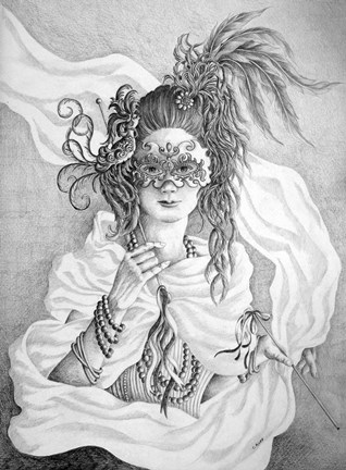 Framed Mardi Gras Print