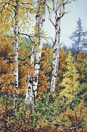 Framed Autumn Ends Print