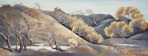 Framed Sunrise on the Dunes Print