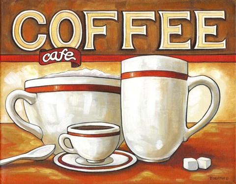 Framed Coffee Cafe Print