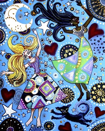 Framed Falling Away With You Print