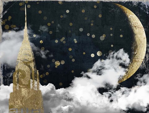 Framed Cloud Cities New York Print