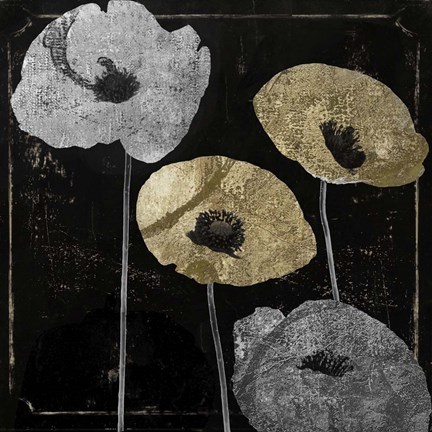 Framed Poppyville I Print