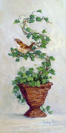 Framed Ivy Topiary III Print