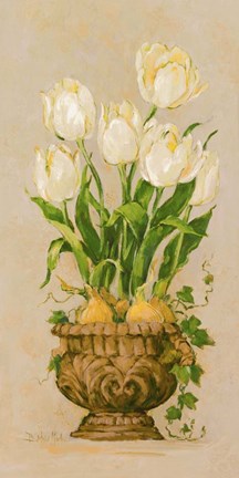 Framed Bulbs in Bloom I Print