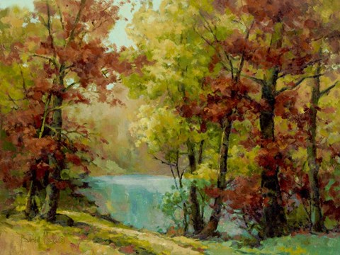 Framed Serene Retreat Print