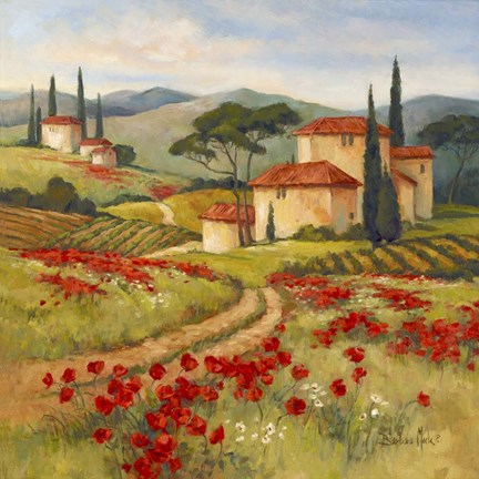 Framed Tuscan Dream II Print