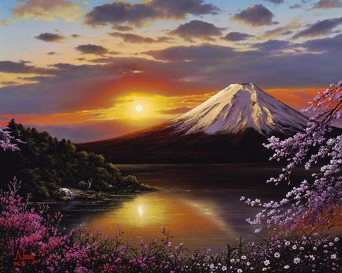 Framed Snow Capped Print