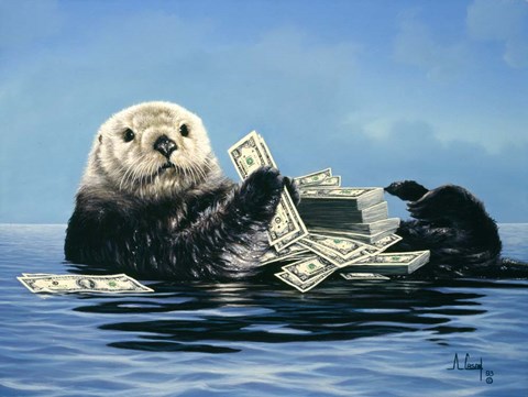 Framed Loads of Money Print