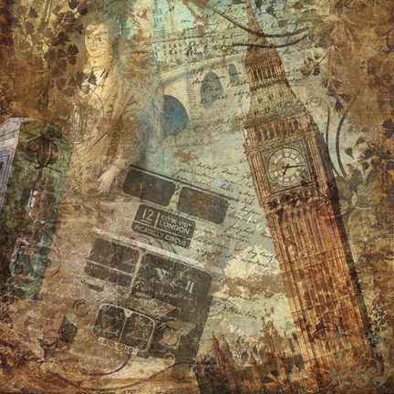 Framed Destination London Print