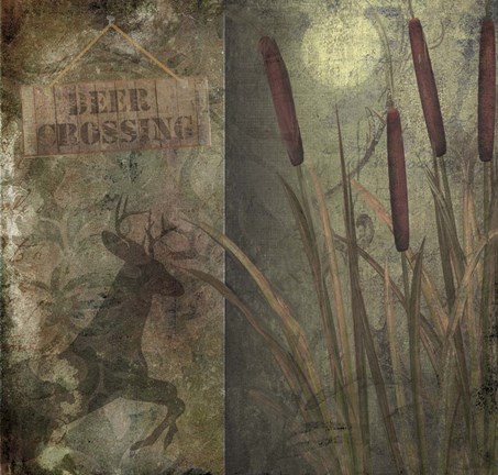 Framed Wilderness Crossing I Print