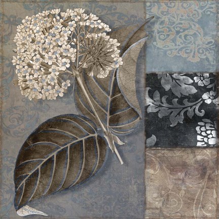 Framed Cocoa &amp; Blue III Print