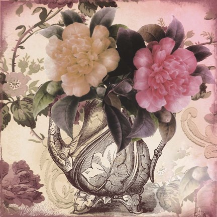 Framed Tea and Roses III Print