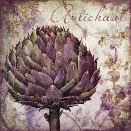 Framed Legumes Francais II Print