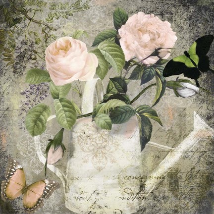 Framed Shabby Cottage II Print