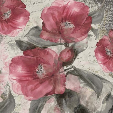 Framed Blush I Print