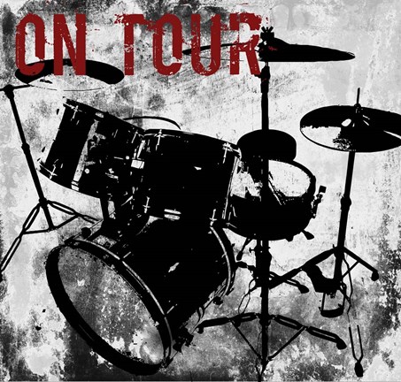 Framed Rock n Roll II Print