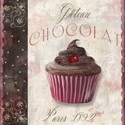 Framed Patisserie VI Print