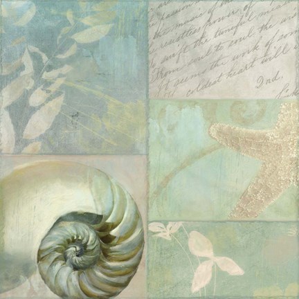 Framed Beach Expressions I Print