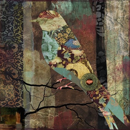 Framed Aviary I Print