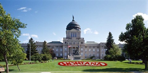 Framed Montana State Capitol, Helena, Montana Print