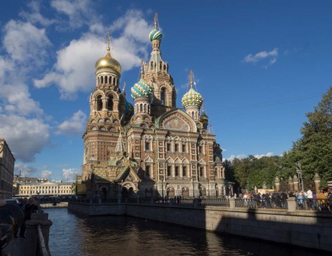 Framed Church of the Savior on Blood, St. Petersburg, Russia Print