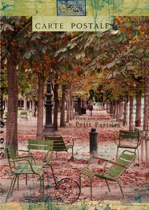 Framed Autumn Tuileries Print