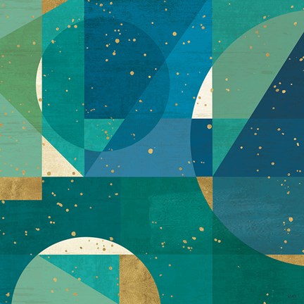 Framed Geo Contour III Print