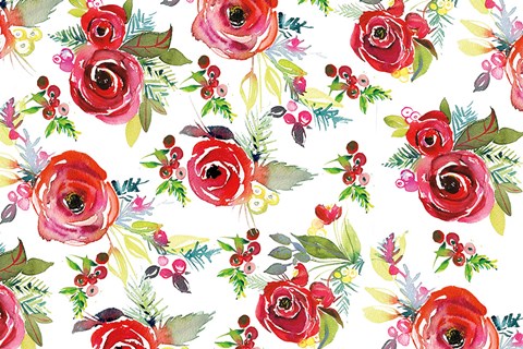 Framed Scarlett O Christmas VII Print