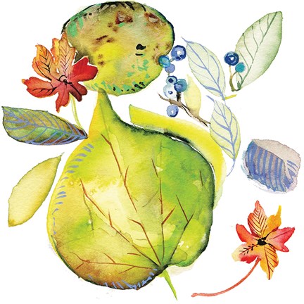 Framed Harvest Rush II Print