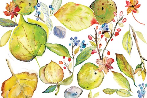 Framed Harvest Rush III Print