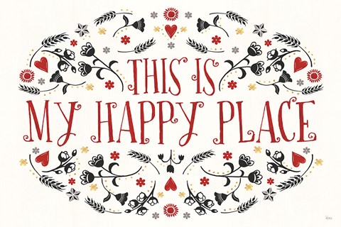 Framed Otomi Farm I Print