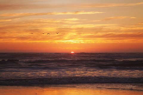 Framed At Days End II Print