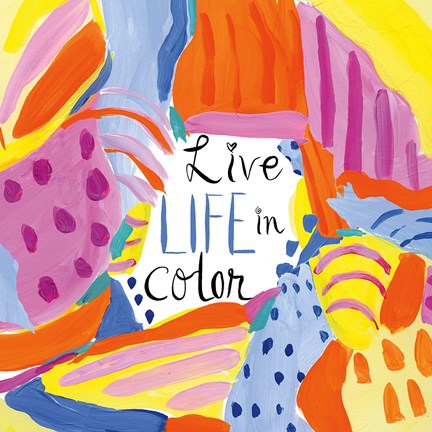 Framed Abstract Affirmations III Print