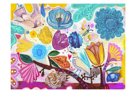 Framed Garden of Light Print