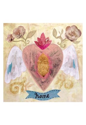 Framed Home Heart Print