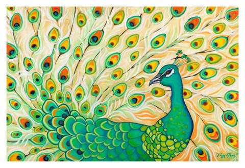 Framed Pretty Pretty Peacock Print