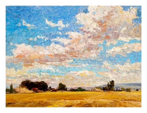Framed August Harvest Print