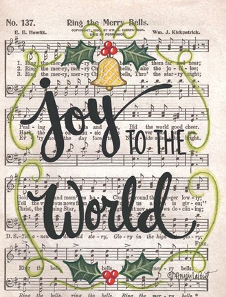 Framed Joy to the World Print