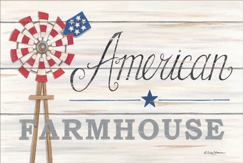 Framed American Farmhouse Print
