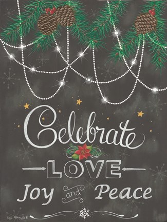 Framed Celebrate Print