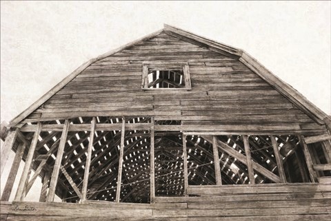 Framed Wyoming Barn Print