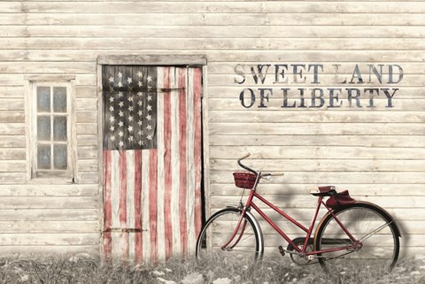 Framed Sweet Land of Liberty Print
