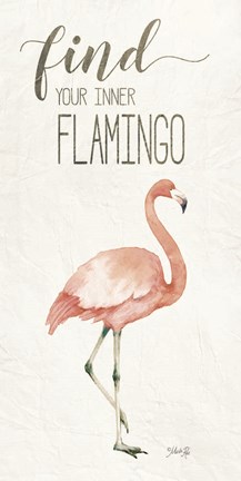 Framed Find Your Inner Flamingo Print