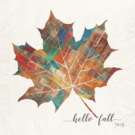 Framed Hello Fall Print