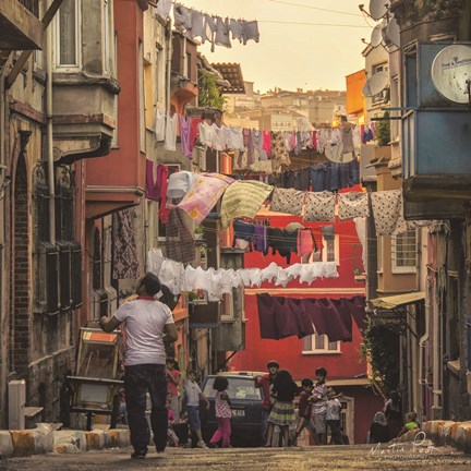 Framed Streets of Istanbul Print